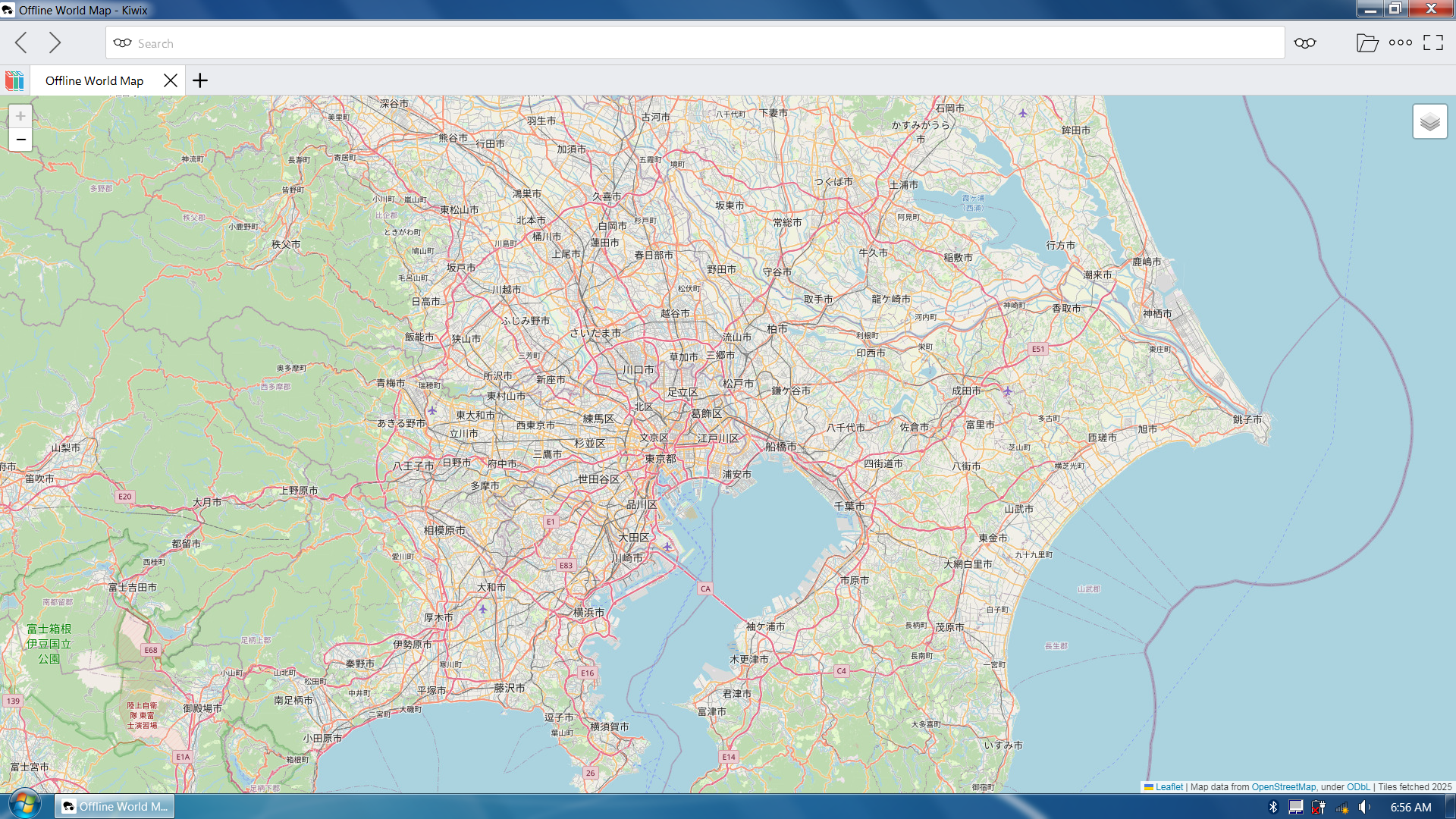 Offline OpenStreetMap tiles – Tokyo