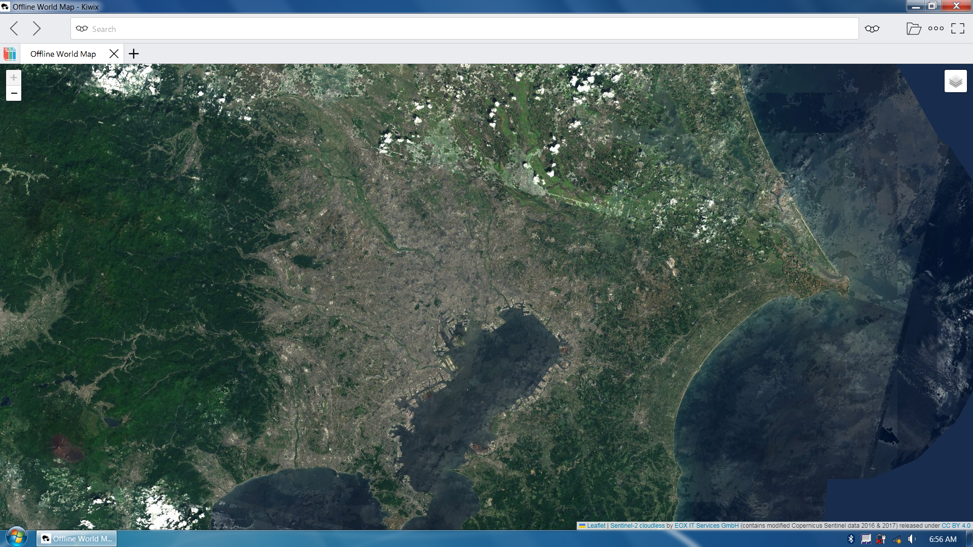 Offline satellite imagery – Tokyo